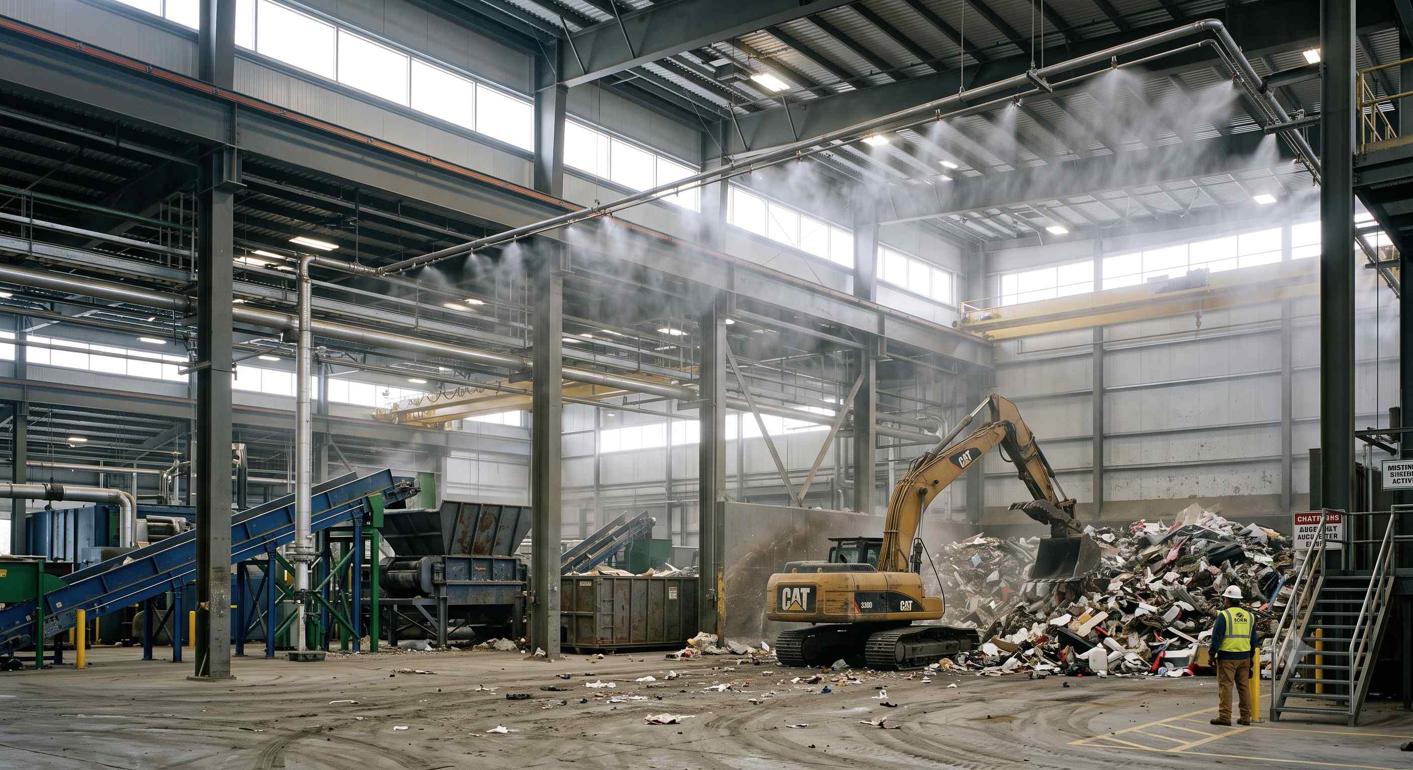 Aqualus Industrial Solid-Waste Odour Control for Treatment Plants in Hyderabad project